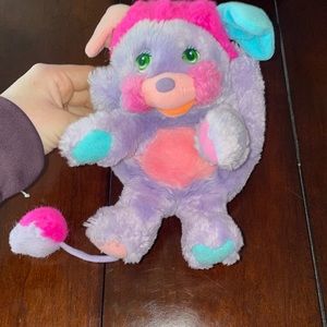 VINTAGE POPPLES PINK AND PURPLE STUFFED ANIMAL